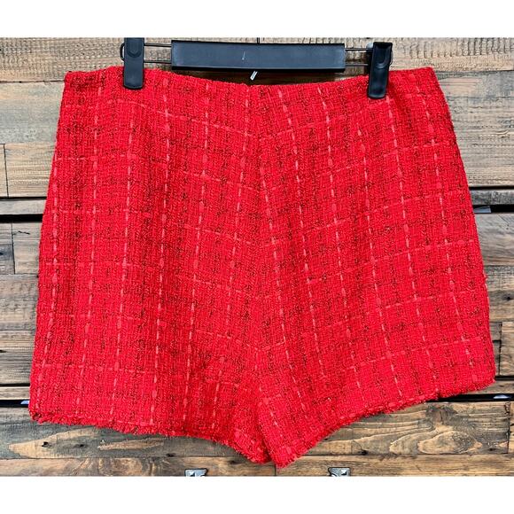 GENERATION LOVE Bunnie Tweed Shorts in Red Sz 10 NWT - Picture 2 of 9